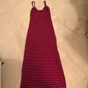 REd & BLUE Striped Dress